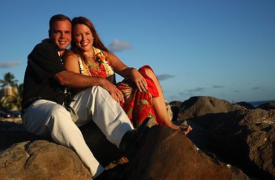 waikiki beach wedding photos